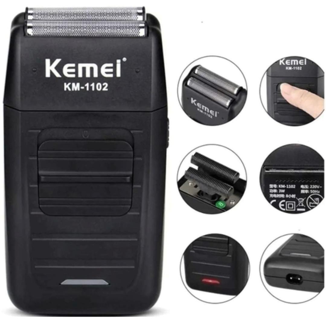 3 Maquinas Kemei Profissional Corte Acabamento Shaver - 2