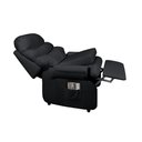 Ver imagem 4 de Cadeira Poltrona Estética Cílios Reclinável Barão com Assento de Elevação Corano