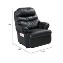 Ver imagem 6 de Cadeira Poltrona Estética Cílios Reclinável Barão com Assento de Elevação Corano