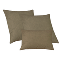 Ver imagem 1 de Kit 2 Capas de Almofadas 50x50 + 1 Capa 30x50cm Glamour Capuccino