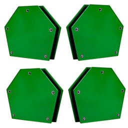 Kit 4 Peças Esquadro Magnético Ima Solda 12kg Serralheiro - 1