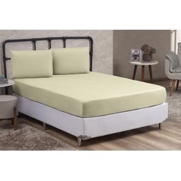 Jogo de Lençol Casal Queen com Elástico Microfibra Premium 03 Peças Jogo de Cama Box 30cm Altura:pal - 2