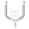 Censi Sifão Tubo Extensível Duplo Branco 7158 - 1