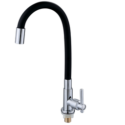 Torneira Pia de Cozinha Flexível Bancada 1/4 de Volta - 1