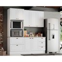 Ver imagem 1 de Kit Cozinha Modulada 4 Peças Americana 1 Aéreo + Balcão + 1 Paneleiro + 1 Complemento Cz125