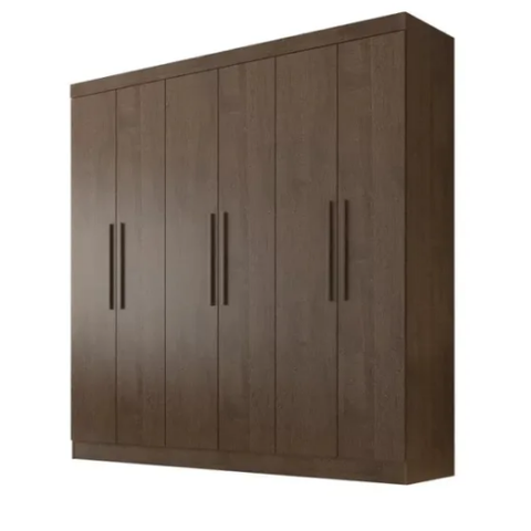 Guarda Roupa 6 Portas 4 Gavetas Belém - Móveis Valverde