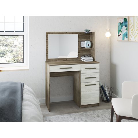 Penteadeira com Espelho - Perola