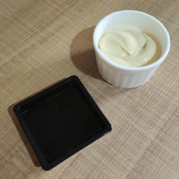 Kit 12 Porta Shoyu 50ml Molheiras Sushi 7,2cm Pretas Quadradas Uno Coza Polipropileno - 6