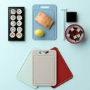 Ver imagem 7 de Kit 12 Porta Shoyu 50ml Molheiras Sushi 7,2cm Pretas Quadradas Uno Coza Polipropileno