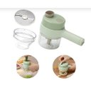 Ver imagem 2 de Cortador Triturador Elétrico Multifuncional Para Vegetais E Carnes Aço Inoxidável