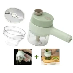Cortador Triturador Elétrico Multifuncional Para Vegetais E Carnes Aço Inoxidável - 4
