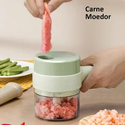 Cortador Triturador Elétrico Multifuncional Para Vegetais E Carnes Aço Inoxidável - 1