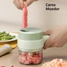 Cortador Triturador Elétrico Multifuncional Para Vegetais E Carnes Aço Inoxidável - 1