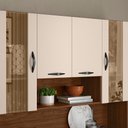 Ver imagem 6 de Armário de Cozinha 8 Portas 2 Gavetas Golden Nogueira/off White - Ssx Multicoisas