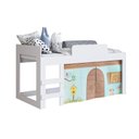 Ver imagem 1 de Cama Infantil 93,2cm C/ Protetor e Cortina Cm088 Art In Móveis
