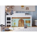 Ver imagem 2 de Cama Infantil 93,2cm C/ Protetor e Cortina Cm088 Art In Móveis