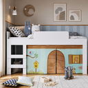Ver imagem 2 de Cama Infantil 93,2cm c/ Protetor e Cortina CM088 Art In Móveis
