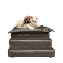 Ver imagem 2 de Escada Nick Sofá Cama Pets Cães Gatos Ossinho Marrom