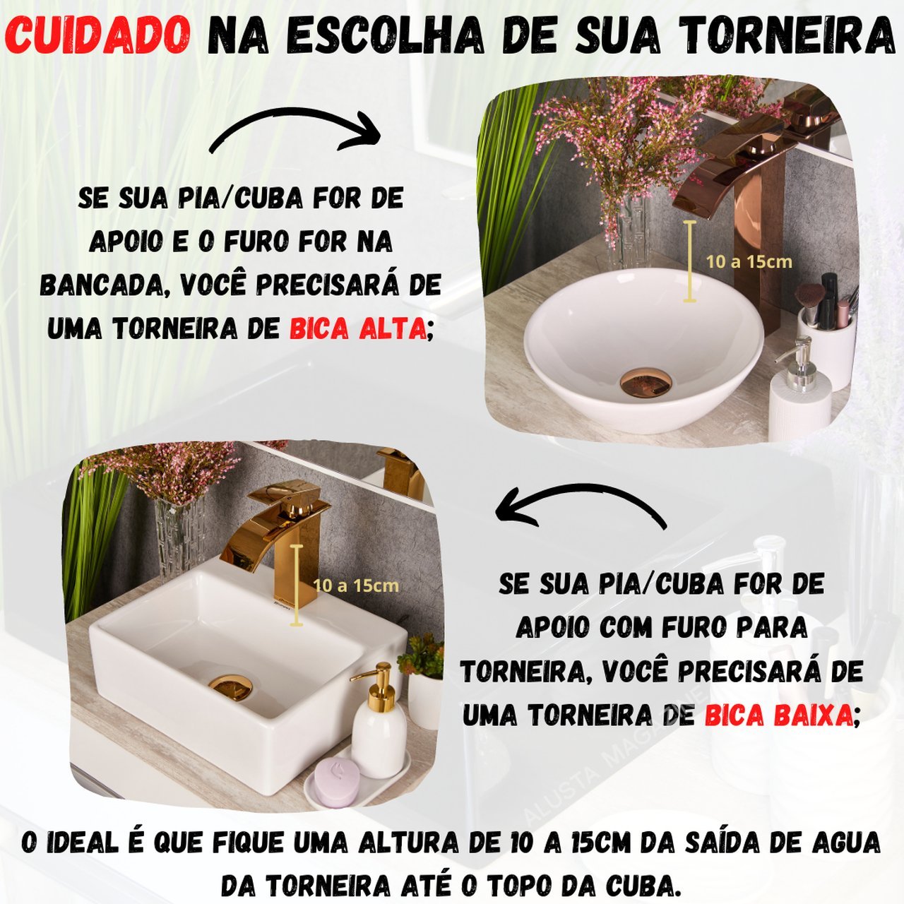 Torneira Banheiro Cascata Monocomando Alta Cromado Premier - 7