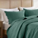 Ver imagem 2 de Colcha Matelassê - Queen Size - Parma - Verde - 150 Fios - c/ Porta Travesseiros - Corttex