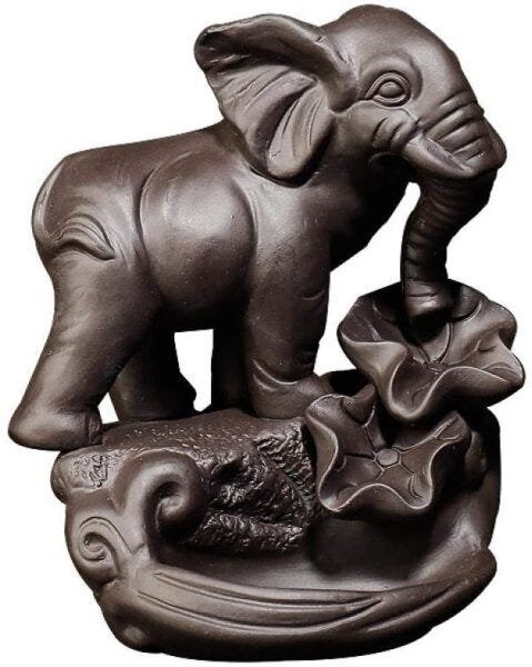 Incensário Cascata de Fumaça Elefante (17cm) - 2