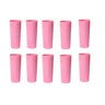 Kit 10 Copos Long Drink 350ml Rosa Claro - 1