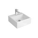 Ver imagem 3 de Cuba de Apoio Quadrada com Mesa Branco 410x410mm - Deca Deca Loucas