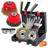 Kit Escova Aço Ferramentas Para Esmerilhadeira Lixadeira - 1