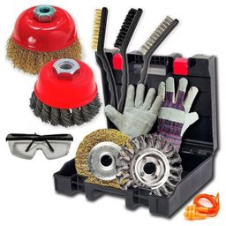 Kit Escova Aço Ferramentas Para Esmerilhadeira Lixadeira - 1 Kit Escova Aço Ferramentas Para Esmerilhadeira Lixadeira - 1
