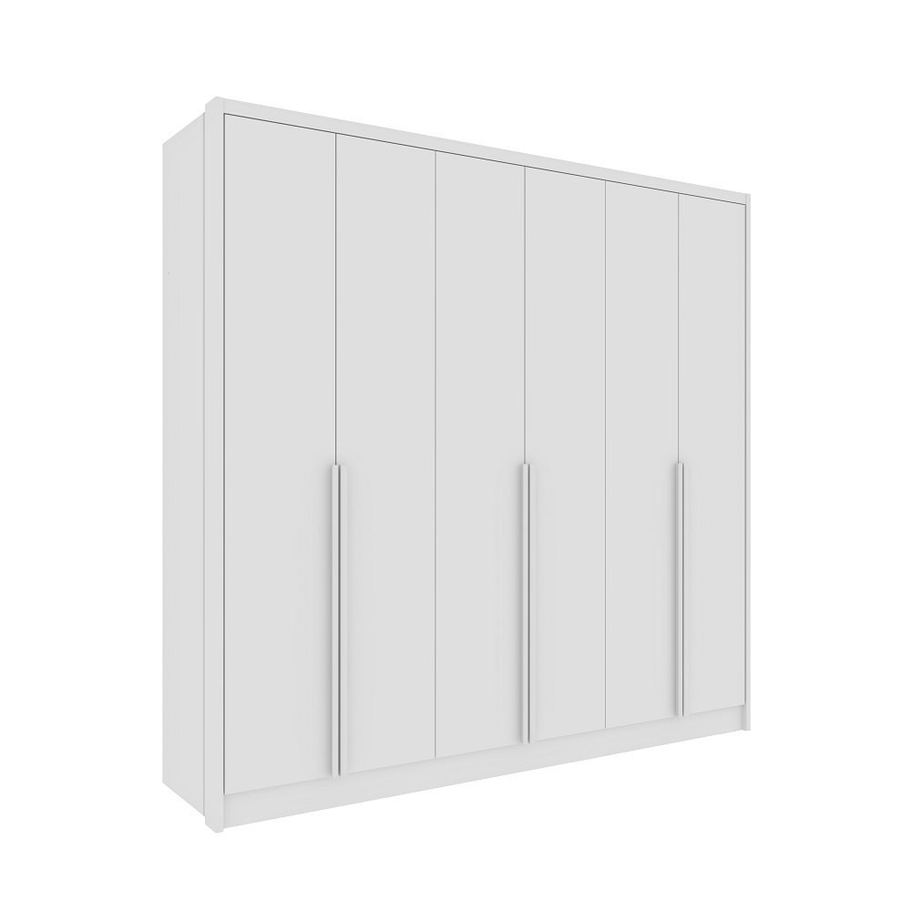 Guarda Roupa Casal 100% Mdf 6 Portas 6 Gavetas Realeza Tcil Tcil Móveis Guarda Roupa Casal Realeza 1 - 2