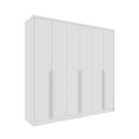 Ver imagem 2 de Guarda Roupa Casal 100% Mdf 6 Portas 6 Gavetas Realeza Tcil Tcil Móveis Guarda Roupa Casal Realeza 1