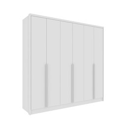 Guarda Roupa Casal 100% Mdf 6 Portas 6 Gavetas Realeza Tcil Tcil Móveis Guarda Roupa Casal Realeza 1 - 2