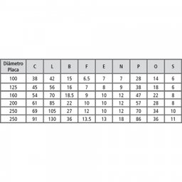 Castanha Externo para Placa de Torno 6 (pol) - 3 Castanhas - 3