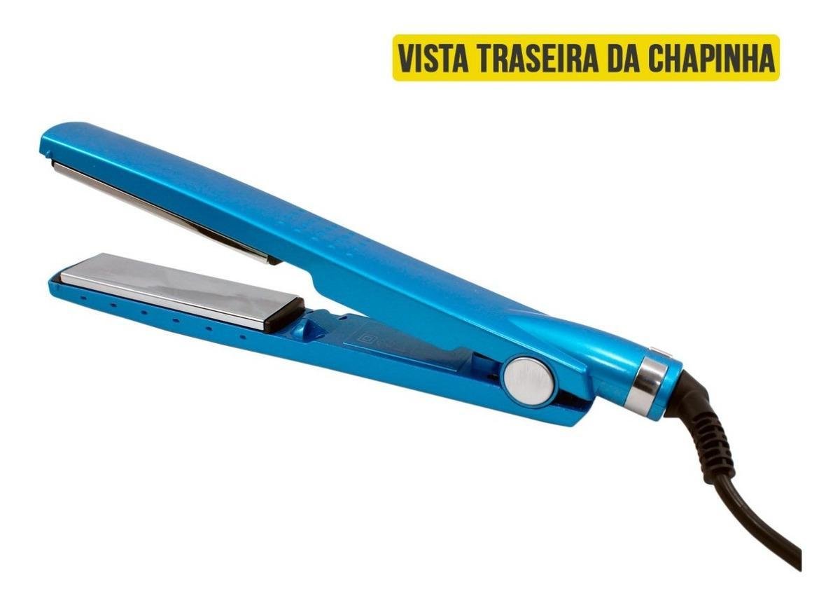 Prancha Titanium 450f Azul - Placas de Titânio, Ajuste de Temperatura, Tecnologia Mch, Sistema - 2