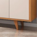 Ver imagem 4 de Buffet Balcão Decorativo Albani Sala de Jantar Off White/cinamomo G26 - Gran Belo
