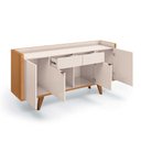 Ver imagem 6 de Buffet Balcão Decorativo Albani Sala de Jantar Off White/cinamomo G26 - Gran Belo