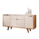 Ver imagem 7 de Buffet Balcão Decorativo Albani Sala de Jantar Off White/cinamomo G26 - Gran Belo