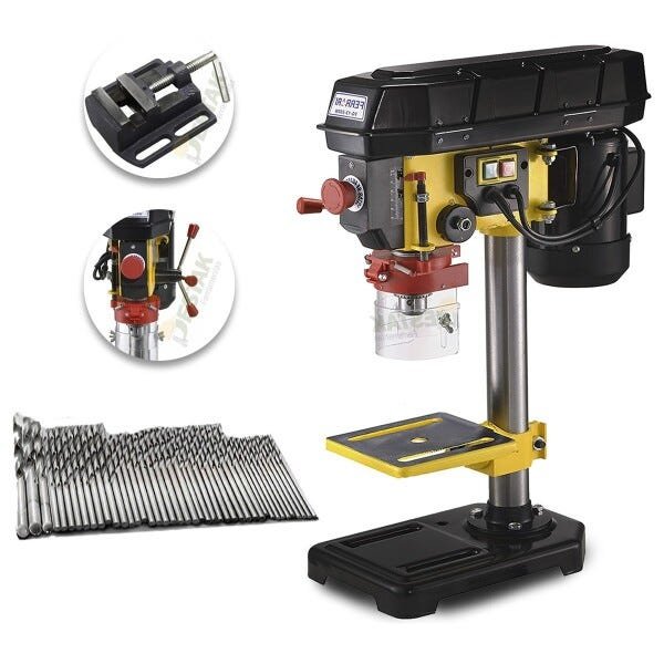 Kit Furadeira de Bancada com Morsa 350W 127V Ferrari + 43 Brocas ...