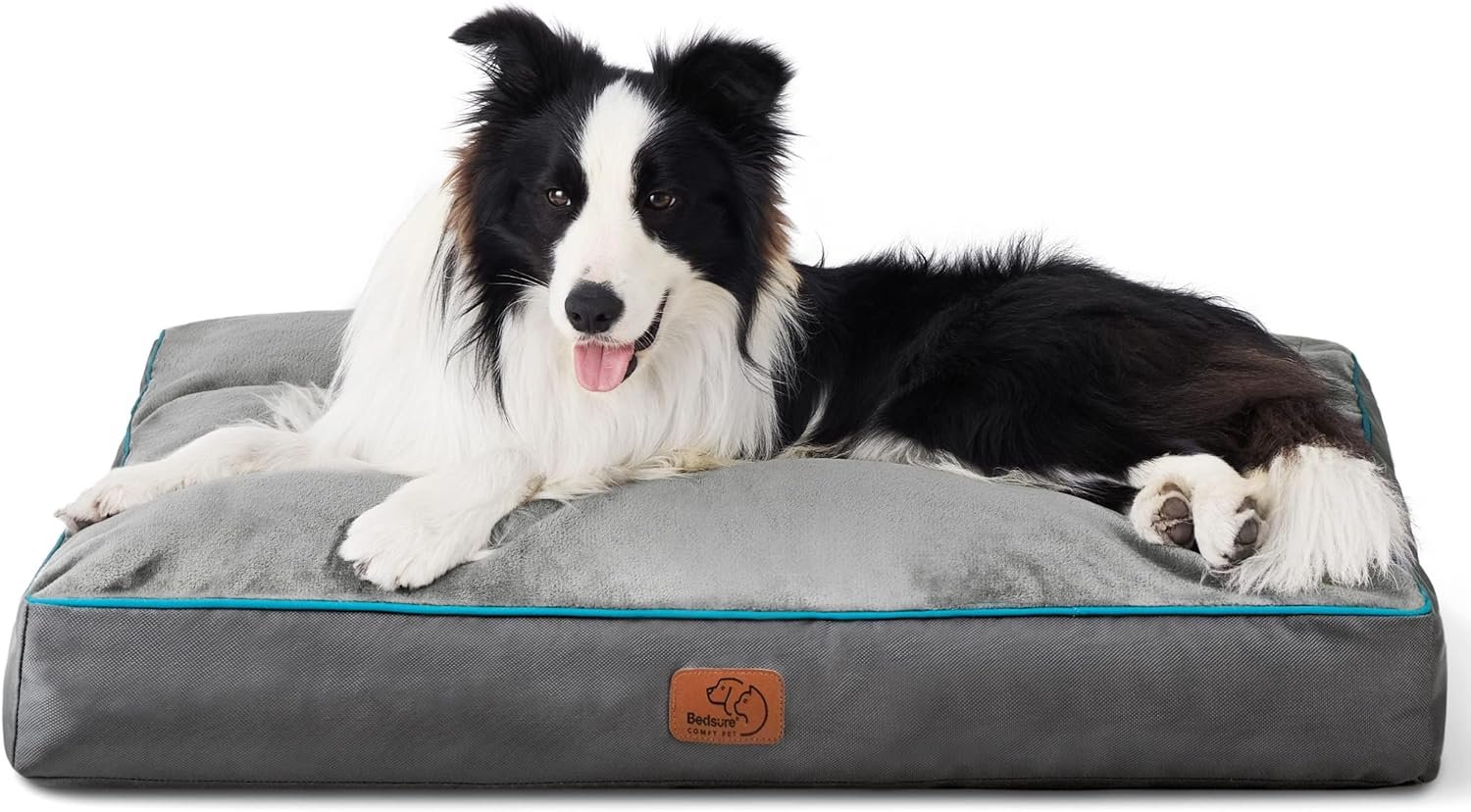 Bedsure Camas impermeáveis para cães grandes – Cama grande para cães de até 34 kg com capa lavável, 