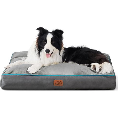 Bedsure Camas impermeáveis para cães grandes – Cama grande para cães de até 34 kg com capa lavável, 