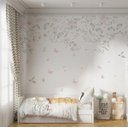 Ver imagem 1 de Papel de Parede Jardim Encantado de Pássaros 300 X 160