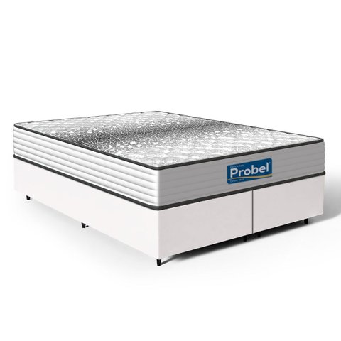Cama Box com Colchão de Molas Ensacadas Double Face Essence Probel Queen 158cm