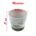 Ver imagem 2 de Kit 10 Mini Vasos de Planta Cachepot Estampados Decorados 11cm