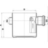 Fortlev Corpo Caixa sifonada quad. br 150X150X150 - 2