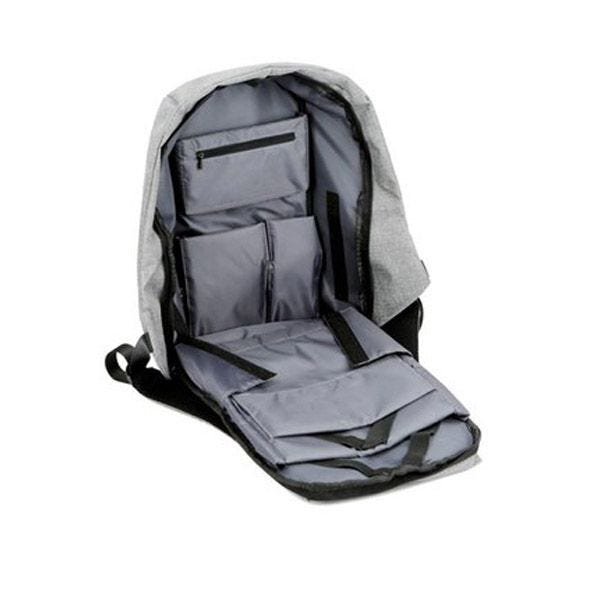 Mochila Unissex Anti-furto Usb Laptop Ziper Escondido Ajuste (BSL-BOLSA-9) - Black - 3