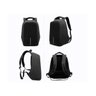 Mochila Unissex Anti-furto Usb Laptop Ziper Escondido Ajuste (BSL-BOLSA-9) - Black - 2