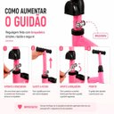 Ver imagem 5 de Bicicleta de Equilíbrio Infantil Rosa sem Pedal 4 Rodas com Assento Anatômico e Guidão com Limitador