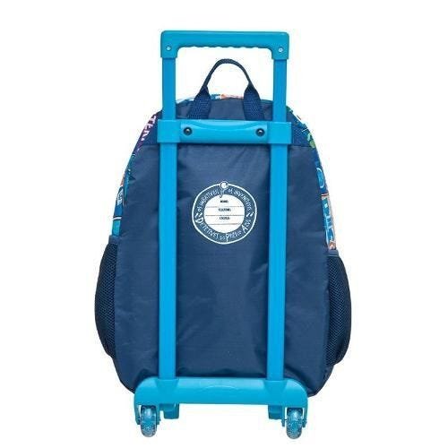 Mochila D.p.a. Escolar Dpa: Mochila Rodinhas Detetives - Azul - Detetives do Prédio Azul - 2