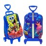 Mochila Max Toy Bob Esponja Pré Escolar Pequeno Azul - 1