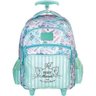 Mochila Marie Posh Cat Rodinhas Infantil - 8530 - Azul-claro - 1